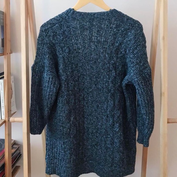 Long Dark Grey Cardigan - Picture 2 of 2